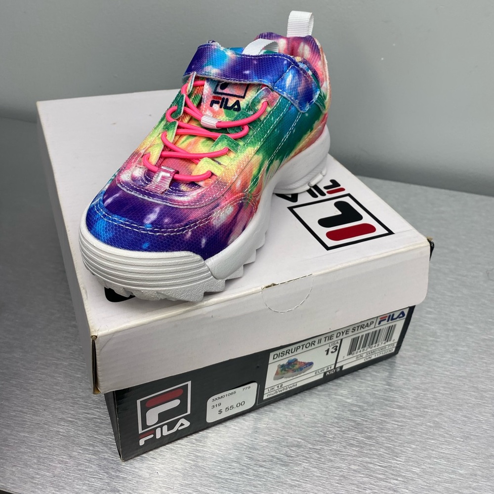 FILA Disruptor II Girls Tie Dye Shoes